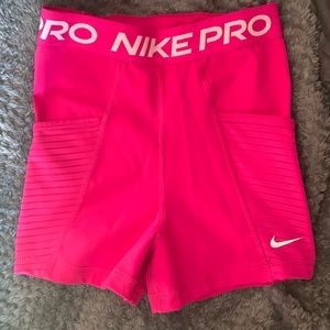 Super cute pink Nike Pro spandex short